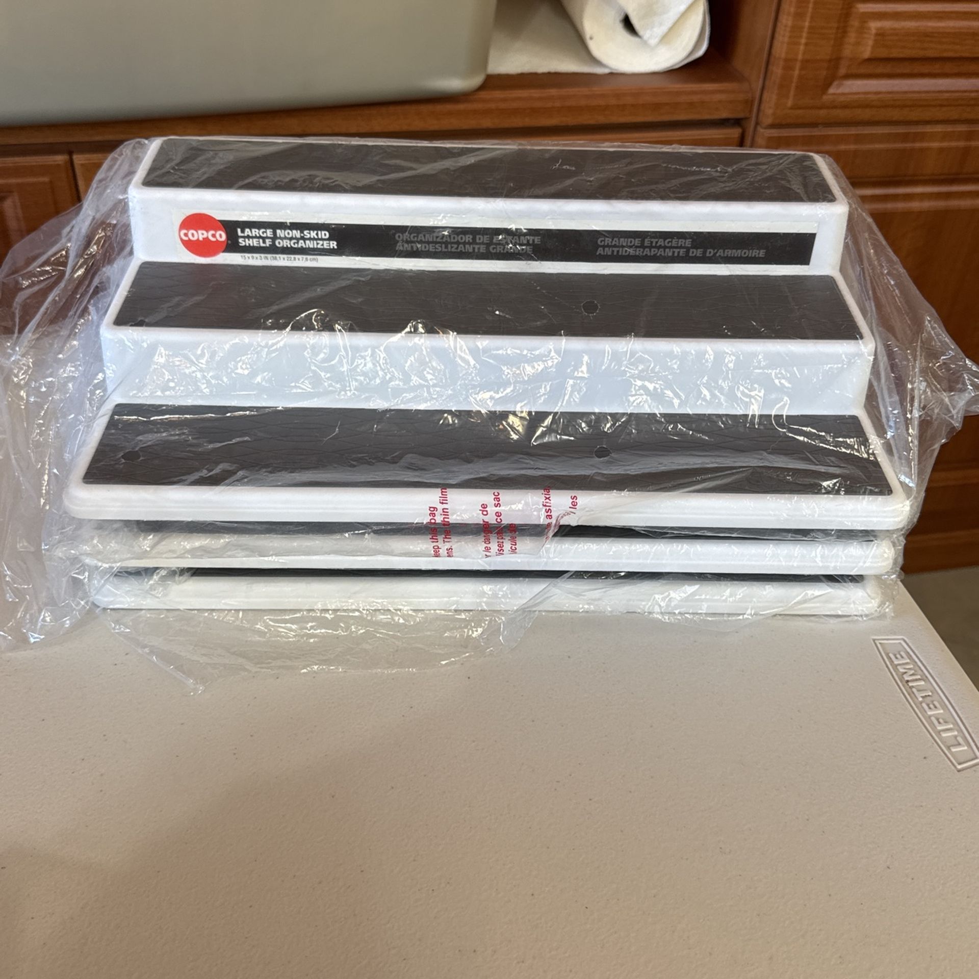 Large Non-skid Shelf Organizer Set (3)