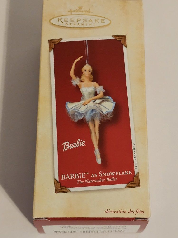 Barbie - Snowflake - The Nutcracker Ballet Hallmark Christmas Ornament 2002