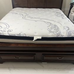 King Sized Bed And Bed Frame 