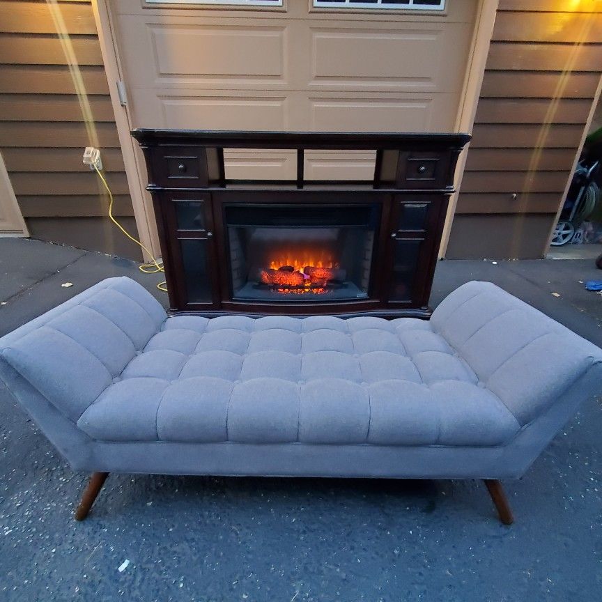 2 Beautiful Solid Wood Large Fireplace For Sale . Only $390 Each. Works Perfectly