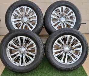 GMC 20” Wheels/Tires Chrome