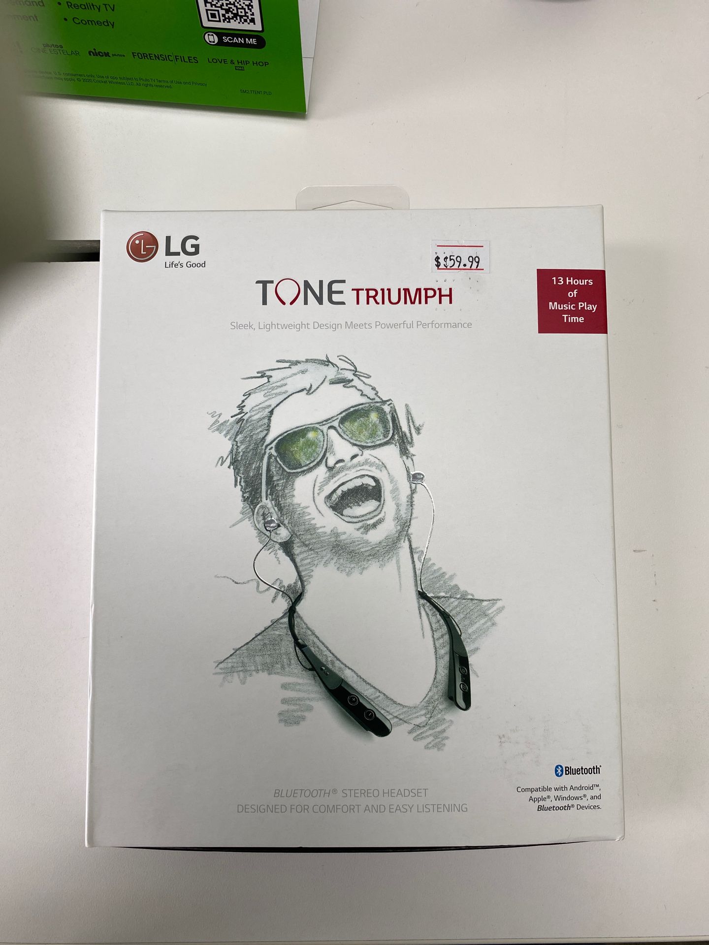 LG Tone Triumph Bluetooth Headset