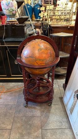 Awesome globe bar cabinet