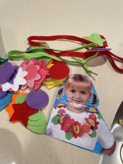 Felt Necklace (craft for preschoolers)