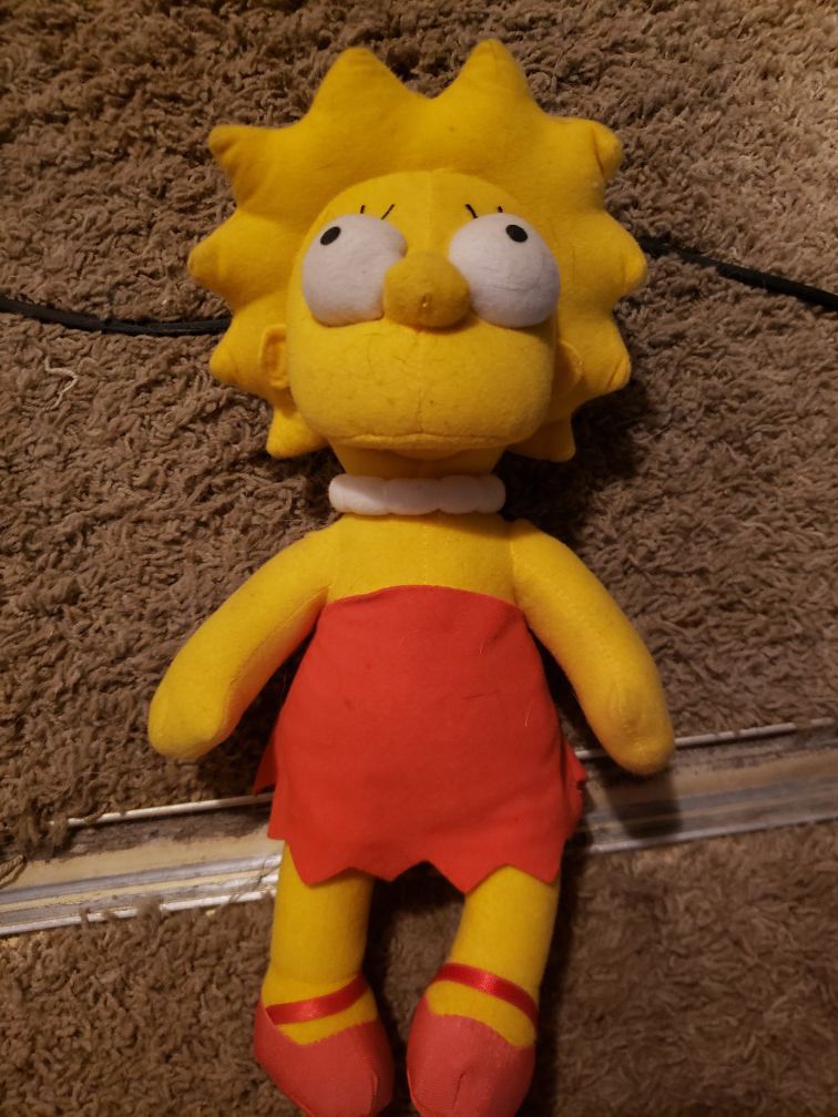 Lisa Simpson Teddy Bear Doll