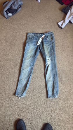 Purple jeans, size 38