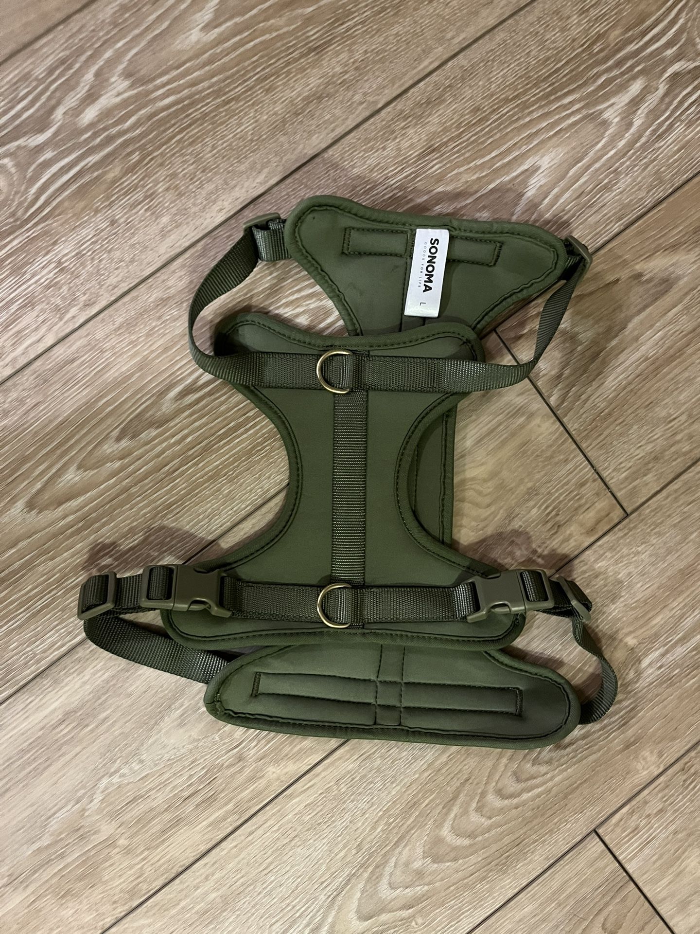 Olive Green Dog Harness 