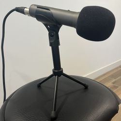 Samson Performance Microphone With Desktop Stand and All Necessary Cables