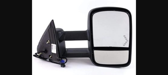 Side View Towing Mirror with LED Turn Signal - Right Passenger Side