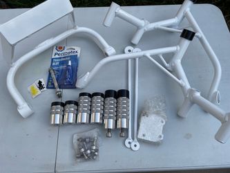 NEW Kevtek Z125 Full armor package includes a cage, subcage and axle pegs - white