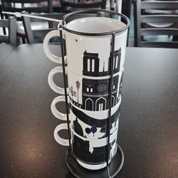 Paris Coffee Cup Set
