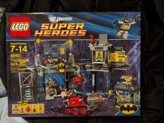 Lego 6860 The Batcave New Sealed with Robin Bane Poison Ivy