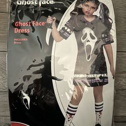 Ghost Face Dress And Mask (child)