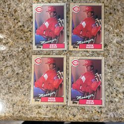 Pete Rose Manager Card Topps 1987