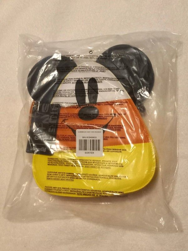NWT Disney Loungefly Mickey & Minnie Candy Corn Halloween Crossbody Bag