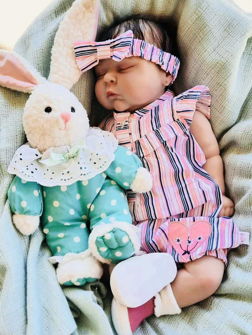 Reborn Baby Peaches With Clothes 