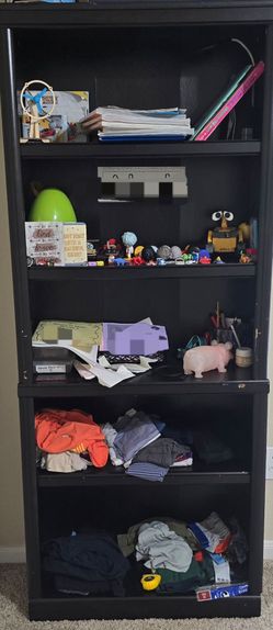 Black shelf