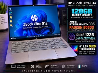 HP ZBook Ultra G1A 14 Halo Strix 128GB AI Laptop