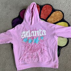 Pink Atlanta Sp5der Hoodie
