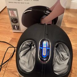 Brookstone Shiatsu Foot 3 Massage Programs with Heat, Air Compression, Deep Kneading Foot Massager