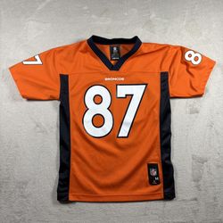 NFL Denver Broncos Eric Decker #87 NFL  Game Jersey Youth Medium #2963