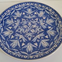 Blue and White Platter