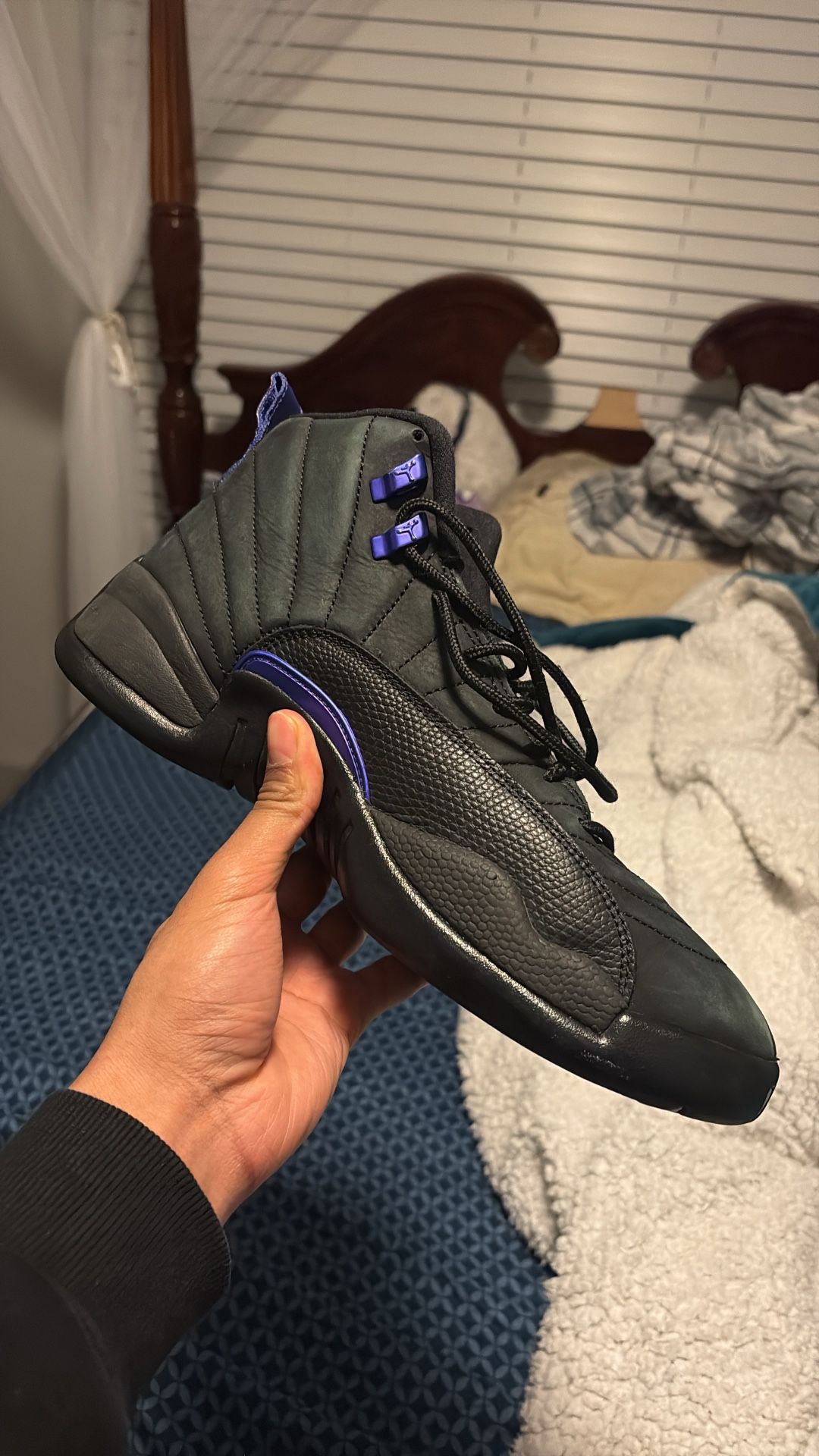 Jordan 12 Black Concord Retro 12 Black Concord Purple Jordan 12