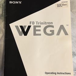Sony Trinitron manual 