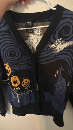 Disney Nightmare Before Christmas Cardigan (stitched)