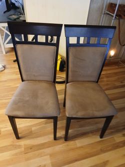 2 chairs 20.00 For Both in good condition