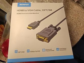 HDMI to VGA Adapter cord 10 foot