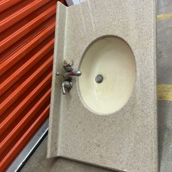 Granite Bathroom Top And Sink