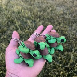 3d Printed Turtle Keychain 