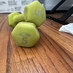 Set Of 5lb Dumbbells