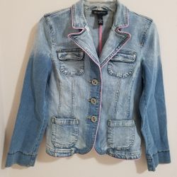 INC Jean Jacket Size Small 