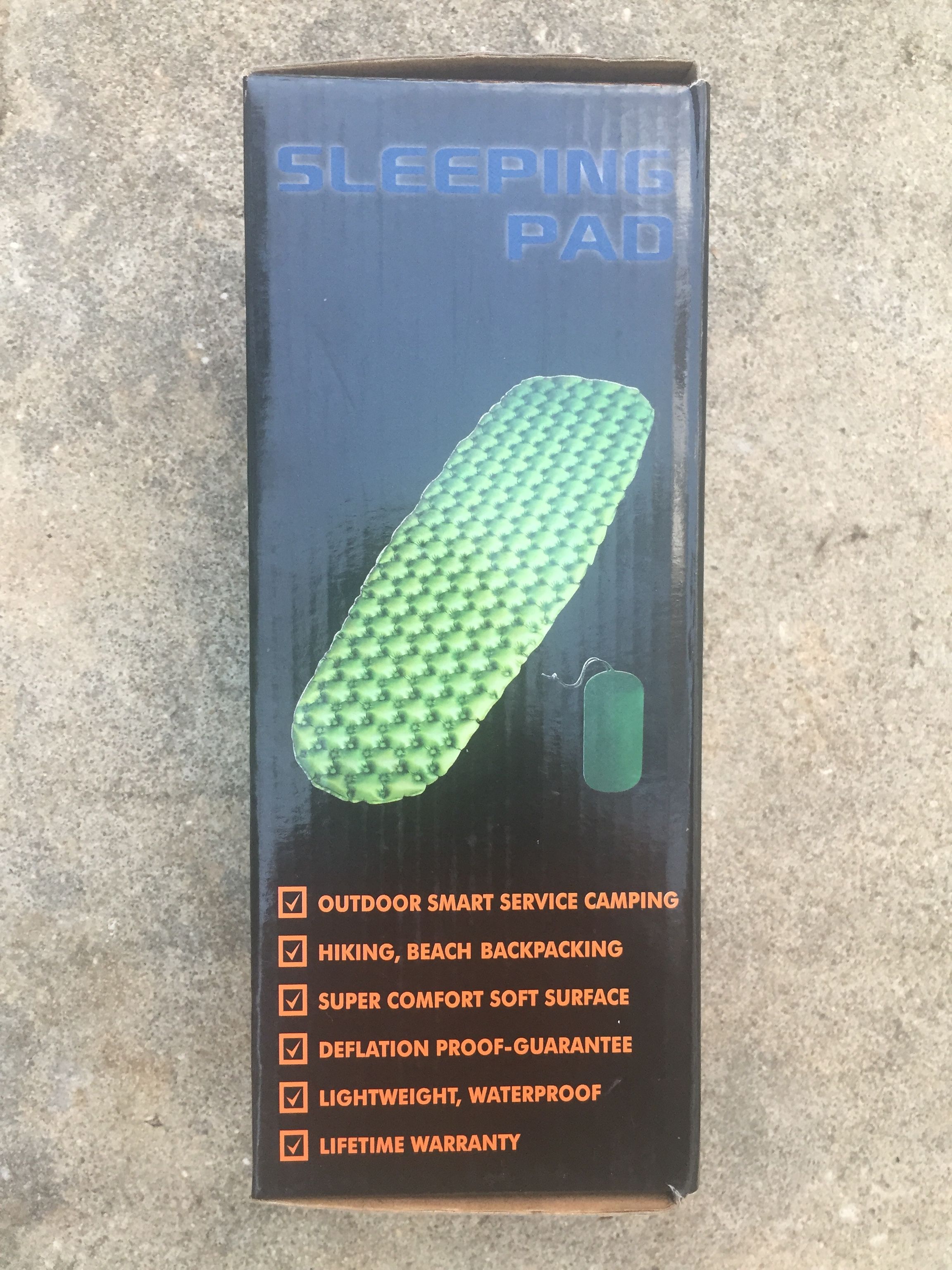 Inflatable Sleeping Pad for Camping- Brand New 