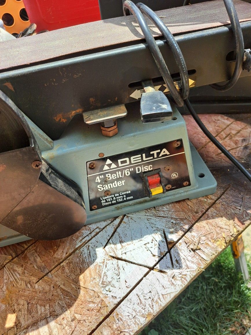 Delta Sander And Harbor Freight Band Saw