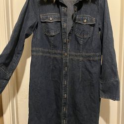 Faded Glory Denim Jacket Or Dress