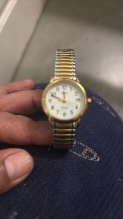 Times Gold And Silver Analog Watch