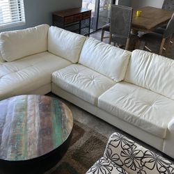 Cream White Sectional  From Ashley Furniture 