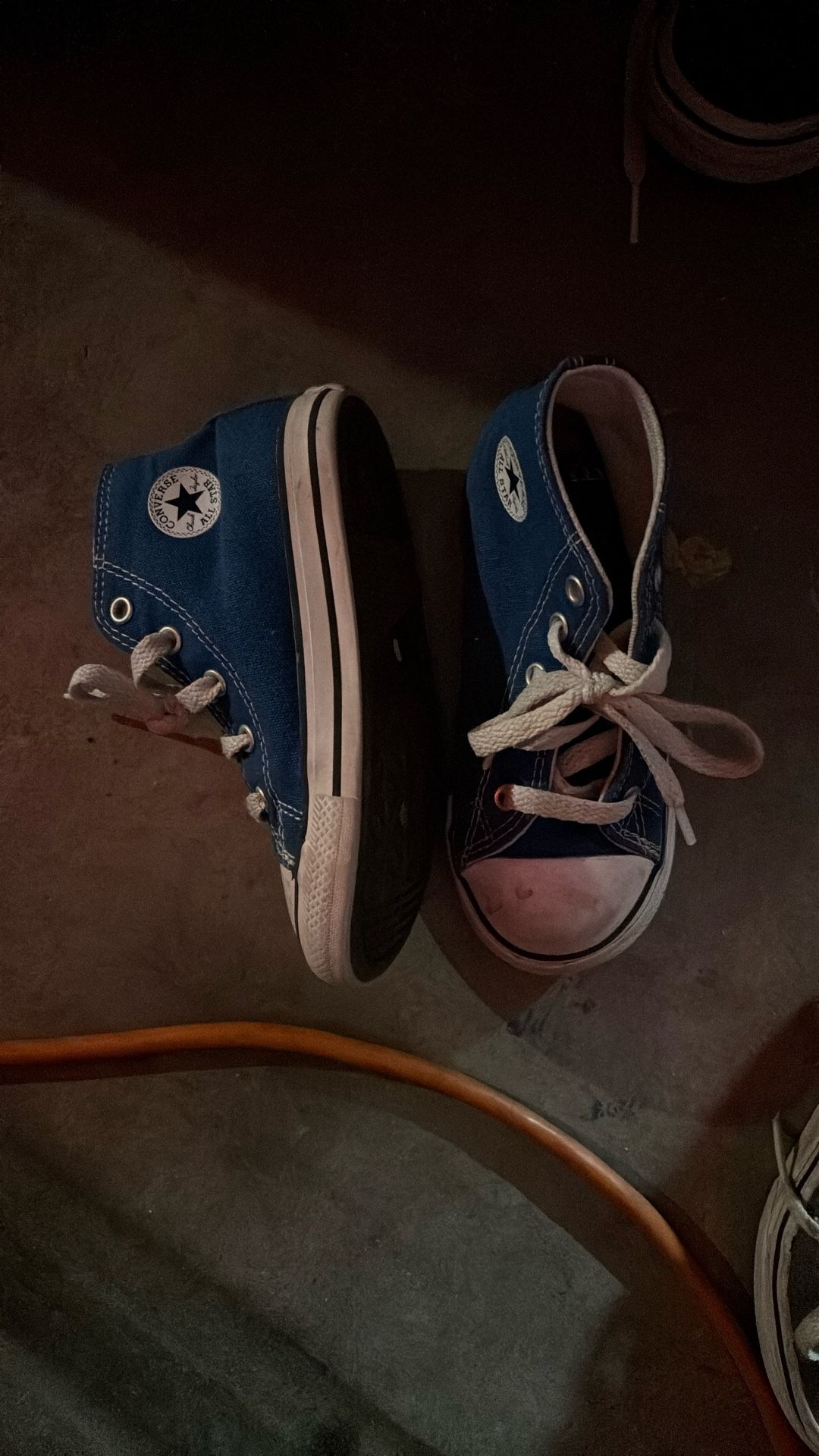 Blue Converse Size 10 Kids