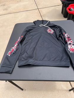 Black skull hoodie