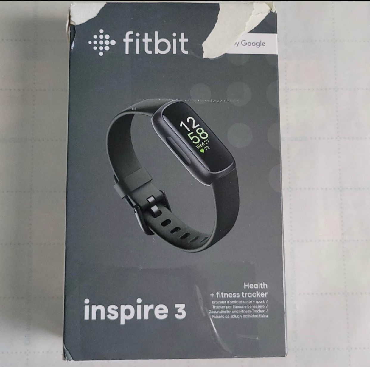 Fitbit Inspire 3 Activity & Fitness Tracker – Black – Activated