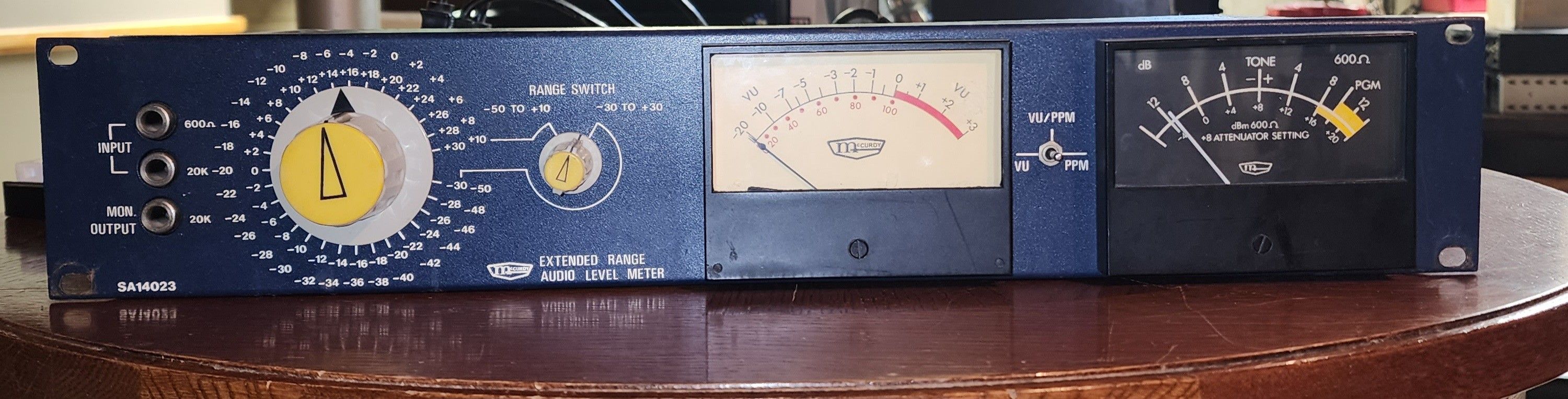 McCurdy SA14023 Extended Range Audio Level Meter