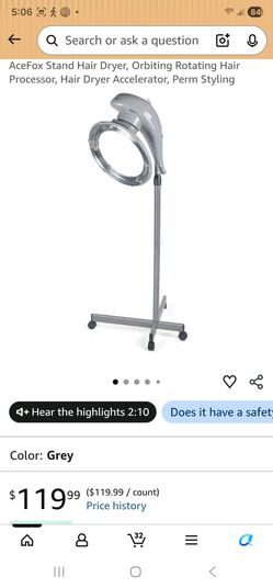 Stand Hair Dryer Orbiting Processor