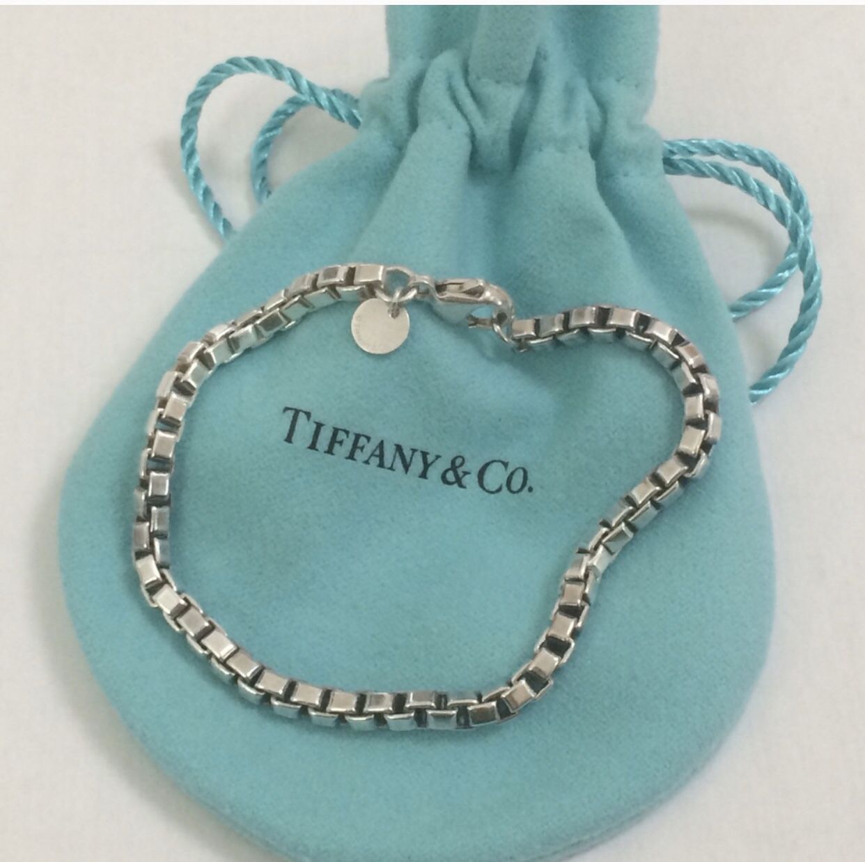 Tiffany Venetian box link bracelet