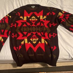 aztec sweater size medium
