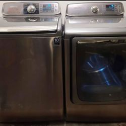 Samsung Aquajet Steam Washer And Dryer set. 