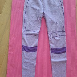 Womens Purple Fitness Leggings