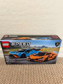 Lego Lamborghini Huracan and Revuelto